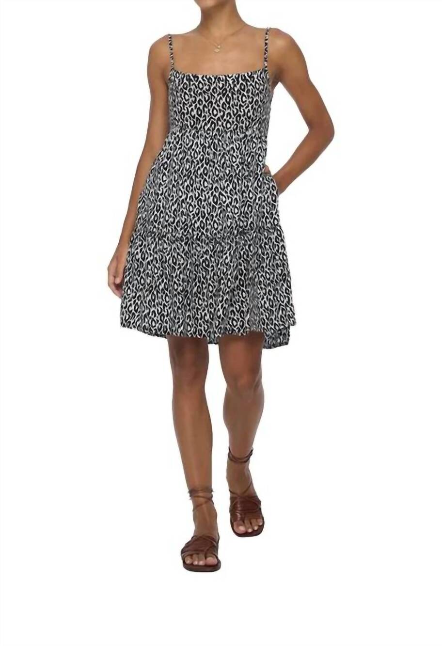 NEW KHUSH women's oceanna micro mini dress in black